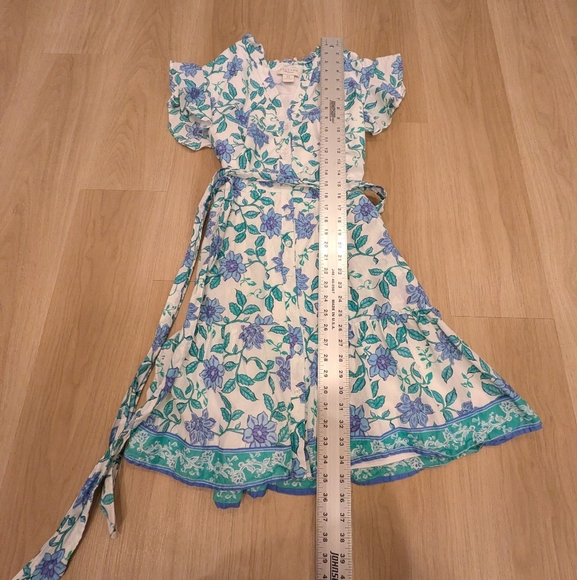 Calypso St Barth Floral Button Up Mini Dress Size 12 - Picture 3 of 8